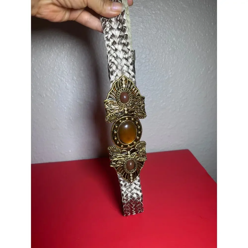 Chicos golden belt size small